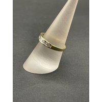 Ladies 18ct Yellow Gold Diamond Band Ring