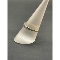 Ladies 18ct Yellow Gold Cubic Zirconia Ring