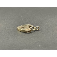 Ladies 9ct Yellow Gold Love Heart Locket Pendant