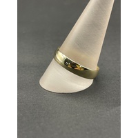 Unisex 9ct Yellow Gold Plain Band Ring