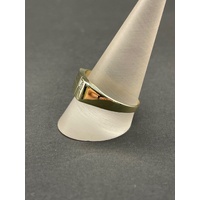 Mens 9ct Yellow Gold Signet Diamond Ring