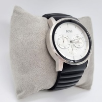 Hugo Boss Mens Chronograph Watch HB.141.1.14.2372 Black Rubber Strap 42mm