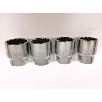 Sidchrome SCMT14105 40 Piece 1/2 Inch Drive Metric and AF Socket Set