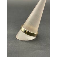Unisex 10ct Yellow Gold Plain Band Ring