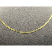 Ladies 18ct Yellow Gold Snake Link Necklace