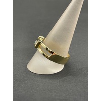Mens 18ct Yellow Gold Diamond Ring