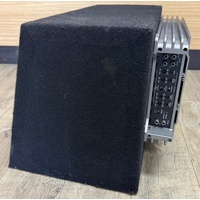 Fusion Encounter EN-41400 1400W Amp with 12 Inch Subwoofer in Enclosure Box