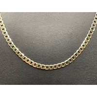 Unisex 9ct Yellow Gold Curb Link Necklace