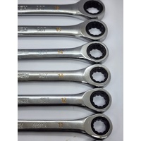 GearWrench 12 Piece 12 Point Metric 90T Combination Ratcheting Wrench Set