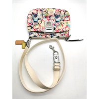 COACH Signature Stamped Poppy Multi Coloured Swingpack Crossbody Bag