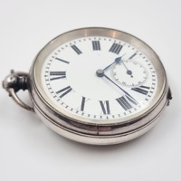 Antique Sterling Silver Pocket Watch Circa 1900s with Presentation Box