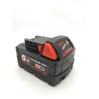 Milwaukee M18 18V RedLithium-Ion 5.0Ah Extended Capacity Battery Pack M18B5