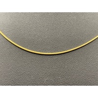 Ladies 18ct Yellow Gold Snake Link Necklace