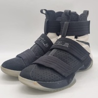 Nike LeBron Soldier 10 Black White 844378-001 Mens Shoes Size 12 US