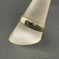 Mens 9ct Yellow Gold Plain Wedding Band Ring