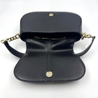 Tommy Hilfiger Black Heritage Chain Crossover Shoulder Bag with Dust Bag