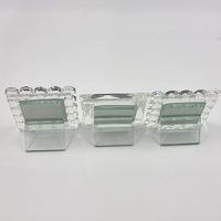 Royal Doulton Radiance Rectangular Mini Fancy Photo Frames Set of 3