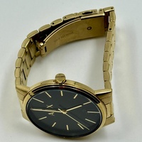 Armani Exchange Gold Tone Stainless Steel Watch Cayde AX7119 and Bracelet