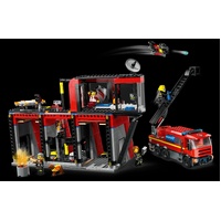 LEGO City Fire Station with Fire Truck 60414 843 Pieces for Ages 6+