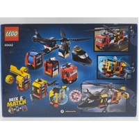 LEGO City 60462 Helicopter Fire Engine and Submarine Remix 874pcs 7+