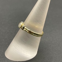 Ladies 18ct Yellow Gold Diamond Ring