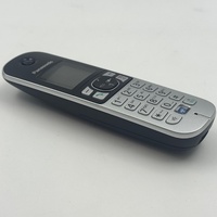Panasonic Cordless Landline Phone KX-TG6821ALB Black Silver with Dock