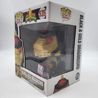 Mighty Morphin Power Rangers Black Gold Dragonzord Funko Pop 535 2017 Exclusive