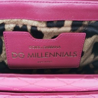 Dolce & Gabbana Pink Quilted Leather DG Millennials Shoulder Bag