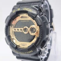 Casio G-Shock GD-100GB Black Gold Unisex Digital Sport Watch 200m WR