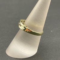 Ladies 9ct Yellow Gold Diamond Band Ring