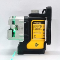 DeWalt DW089CG 3 Beam Line Laser Green Laser with Clamp and Manual