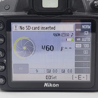Nikon D3200 DSLR Camera Body Low Shutter Count 2188 Strap and Battery