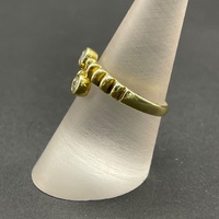 Ladies 18ct Yellow Gold Diamond Ring