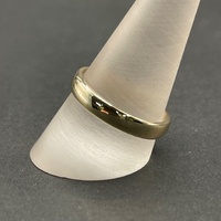 Mens 9ct Yellow Gold Plain Wedding Band Ring