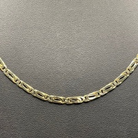 Unisex 14ct Yellow Gold Birdseye Link Necklace