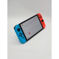 Nintendo Switch OLED Model Handheld Console Neon Blue Neon Red Joy-Con with Dock
