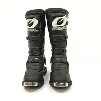 O'Neal Motocross Dirt Bike Boots Size 9 US Black Durable Off Road Gear
