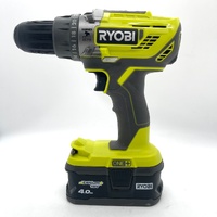 Ryobi 18V One+ R18PD3 Cordless Impact Hammer Drill Kit with 4.0Ah Battery