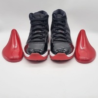Nike Air Jordan 11 Retro Bred Playoffs 378037-061 Mens Size US 10