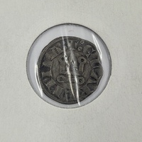 Crusader States Achaea Charles I de Anjou AR Denier Tournois 1278-85 Coin