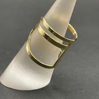 Ladies 18ct Yellow Gold Fancy Cuff Ring