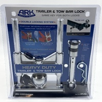 Ark ATL155 Heavy Duty Trailer and Tow Bar Lock Kit Same Key Secure