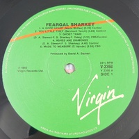 Feargal Sharkey 1985 Vinyl Record Classic 80s Pop Rock Album Rare