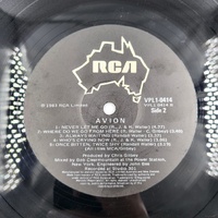 AVION 1983 Self Titled LP Australian Pop Rock AOR RCA VPL1-0414 Vinyl