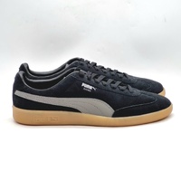 Puma Madrid Trainers Mens US 13 Black Grey Suede Casual Shoes 384356-01