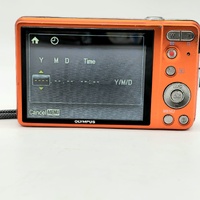 Olympus VG-160 Orange Digital Camera 14MP 5x Zoom and Battery Charger