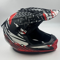 THH T710X Assault Youth Motocross Helmet Large 51-52cm with Cover and Bag