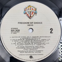 DEVO Freedom of Choice 1980 Vinyl LP Record Original Rock Album