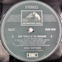 Roger Whittaker New World In The Morning Vinyl LP Record 1971 Folk