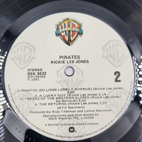 Rickie Lee Jones Pirates 1981 Vinyl LP Original Pressing Classic Rock